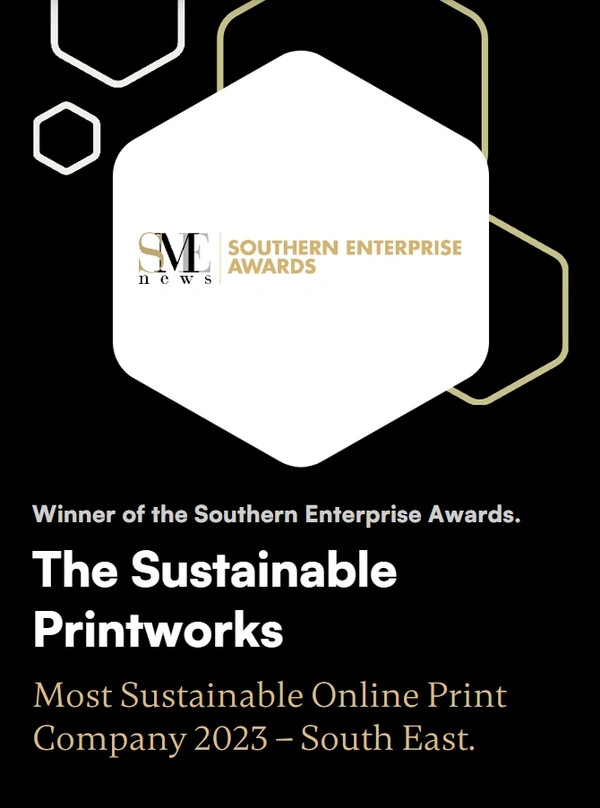 Most Sustainable Online Print Company 2023 – South East.